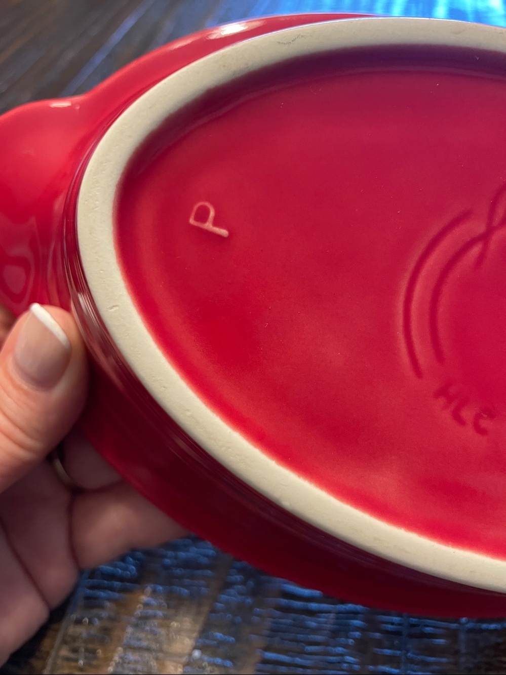 Scarlet Fiesta 9 1/8 Inch Oval Individual Casserole 13 OZ - Picture 5 of 5